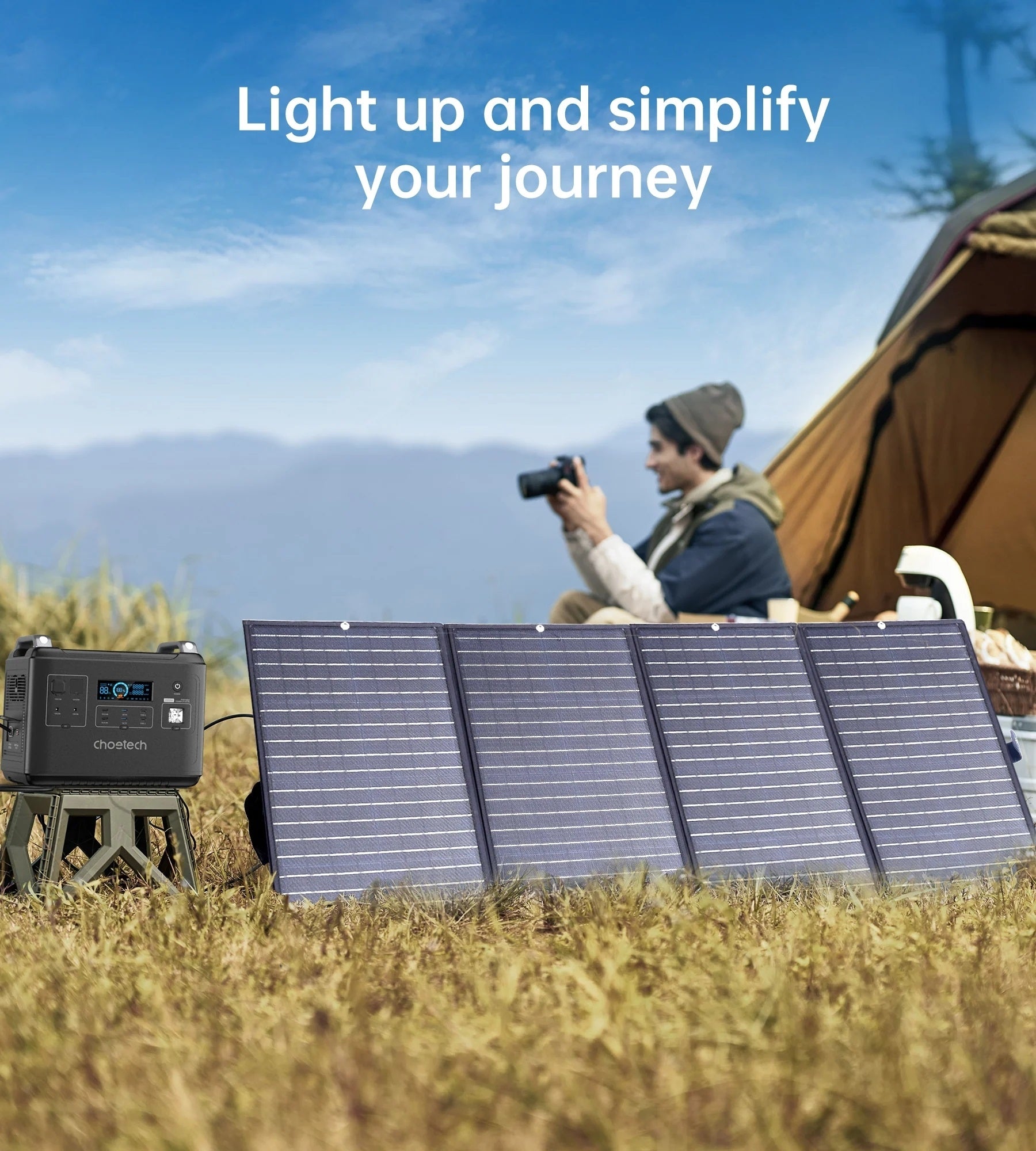 CHOETECH 160W Foldable Solar Panel