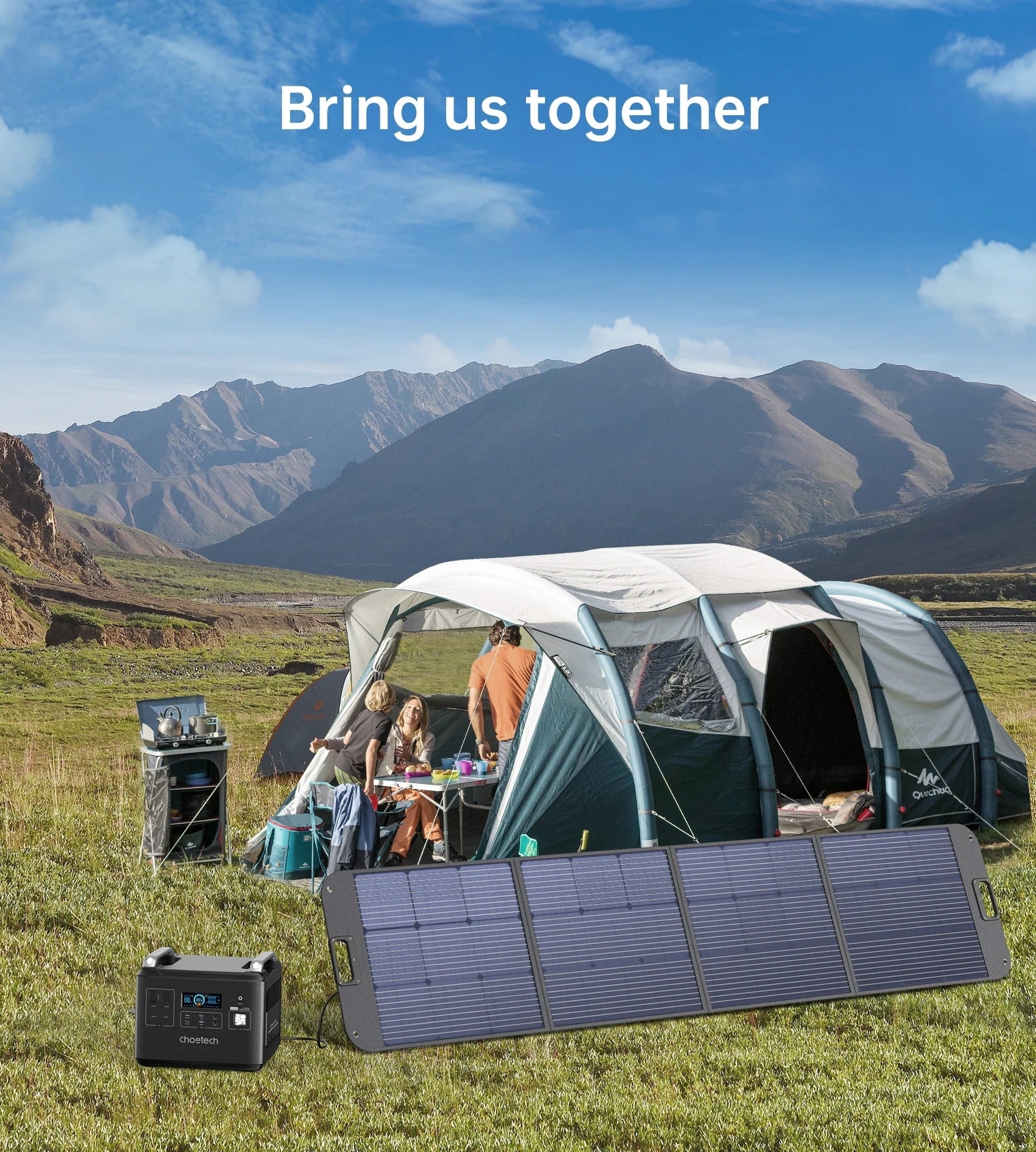 CHOETECH 200W Foldable Solar Panel