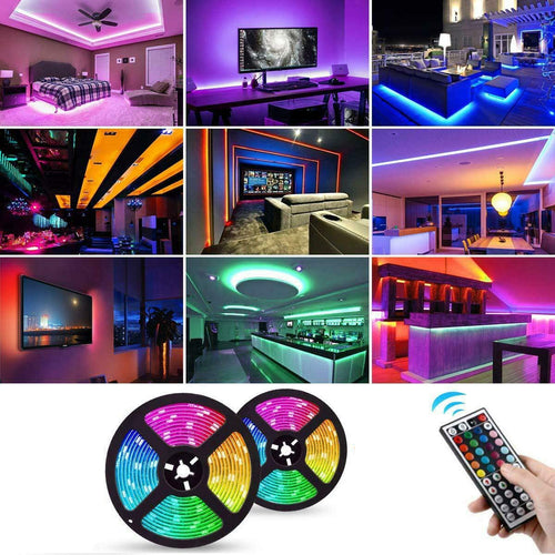 5050 RGB LED Strip Lights - 12V 5m Waterproof IP65