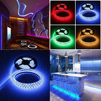 5050 RGB LED Strip Lights - 12V 5m Waterproof IP65
