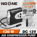 NOONE 3 IN 1 Air Compressor Tyre Inflator 12V