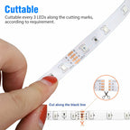 Waterproof 12V RGB LED Strip Lights 5m 3528 300 LEDs