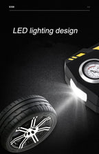 Portable 12V Tyre Inflator 120W with LED Light