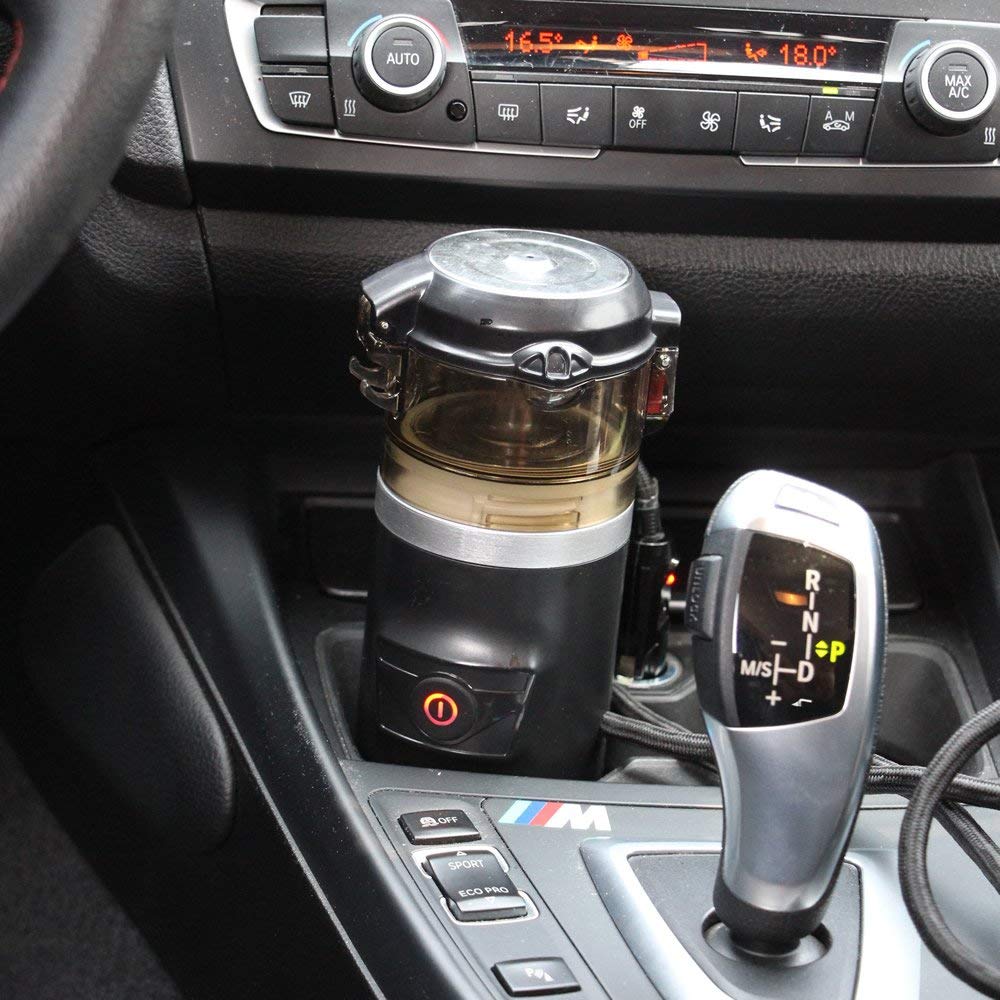 12V Car Espresso Moka Coffee Maker Set - In Car Coffee Machine With 2Cups