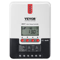 VEVOR 20A MPPT Solar Charge Controller (12V/24V) - LCD + Temp Sensor