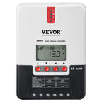 VEVOR 20A MPPT Solar Charge Controller (12V/24V) - LCD + Temp Sensor