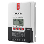 VEVOR 20A MPPT Solar Charge Controller (12V/24V) - LCD + Temp Sensor