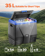 VEVOR 35L Portable Fridge Freezer 240V