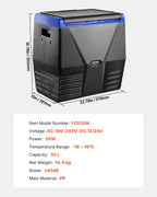 VEVOR 35L Portable Fridge Freezer 240V