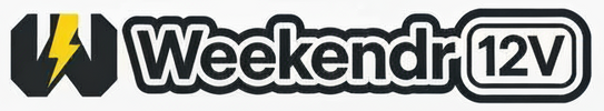 Weekendr12V logo on a white background